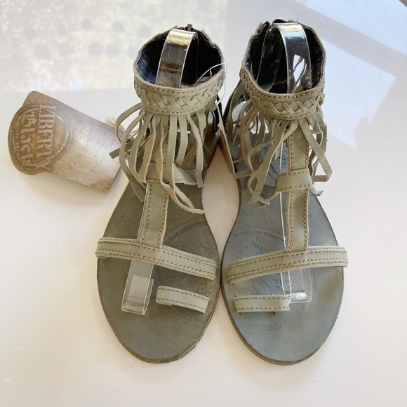 Liberty Black Vegas Fringe Sandals - 7.5 - Picture 2 of 5